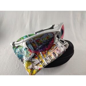 Oakley Custom Half Jacket 2.0 Silver Positive Red Iridium Special Edition Bag